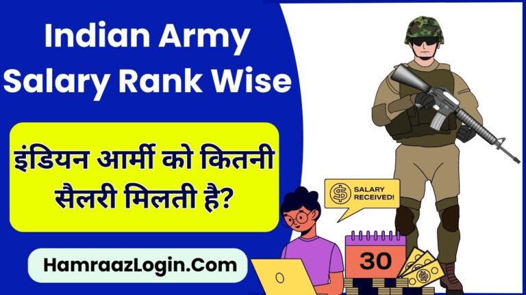 Indian Army Salary Rank Wise